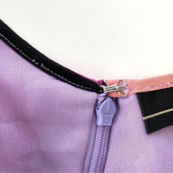 Nicole Miller midi dress, empire waisted with ruffled hem in a silk blend - Picture 12 of 14